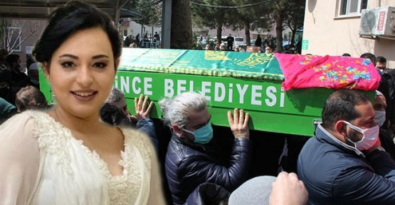 EVİNDE ÖLÜ BULUNAN GENÇ KADIN SON YOLCULUĞUNA UĞURLANDI