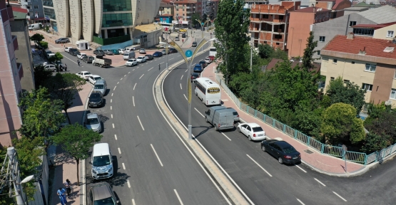 Darıca Cengiz Topel Caddesi’nde Yol Çizgileri Çizildi