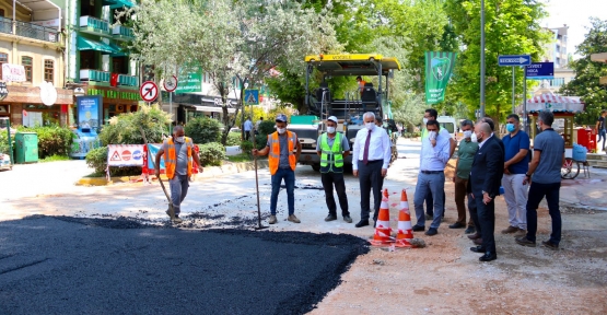 Gündoğdu, Yürüyüş Yolu’ndaki çalışmaları yakından takip ediyor