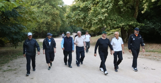 Çınarlıdere’de Sabah Yürüyüşü
