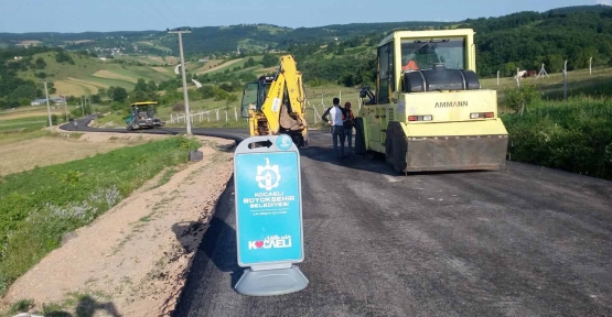 Derince 17 Ağustos Caddesi Asfaltlanıyor