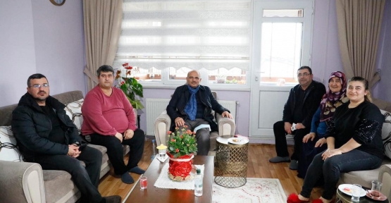 Muhtar Ünlü’ye Geçmiş Olsun Ziyareti