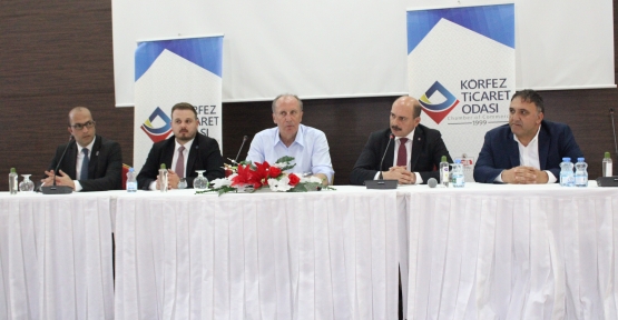 Muharrem İnce, Körfez Ticaret Odasını Ziyaret Etti