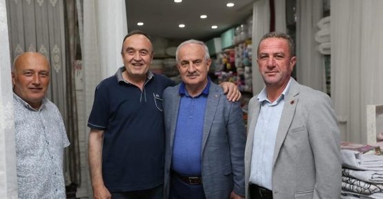 Başkan Aygün’den Çınarlı’da Esnaf Ziyaretleri