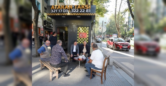 Başkan Büyükakın İle Atakan Taksi Esnafının Keyifli Sohbeti