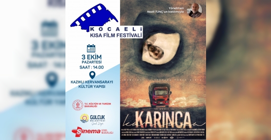 Kocaeli Kısa Film Festivali Gölcük’e Taşınıyor