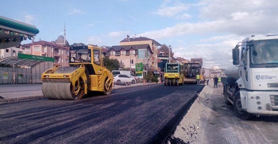 Kuruçeşme Tramvay Hattında Yan Yollar Asfaltlandı