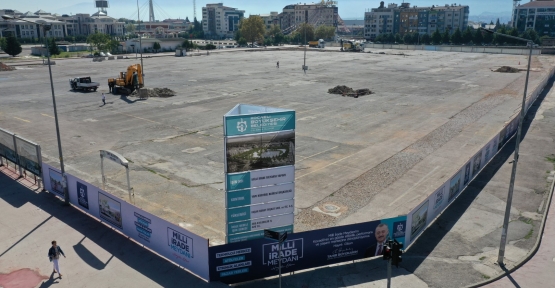 Milli İrade Meydanı’nda Hafriyat Kazısına Başlandı