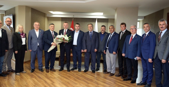 Başkan Büyükakın’a, ‘’19 Ekim Muhtarlar Günü’’ Ziyareti