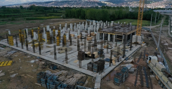 Gıda Üretim Tesisinin Kolon İmalatları Sürüyor