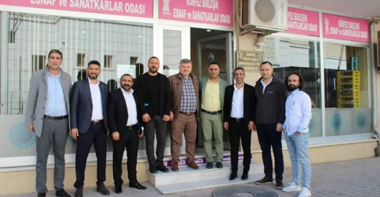 İş İnsanlarından Esnaf Odasına Ziyaret