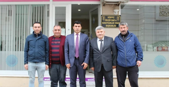Kalkar’dan Esnaf Odası Ziyareti