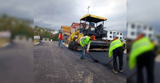 Kartepe Yeşiltepe Caddesi Asfaltlandı