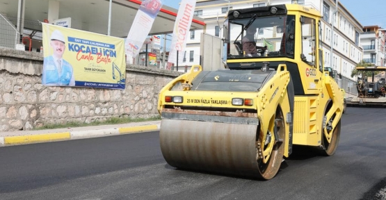 Körfez’in Dört Bir Yanında Asfalt Çalışması