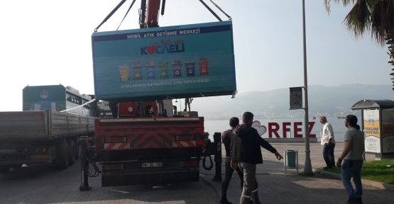 MOBİL ATIK GETİRME MERKEZLERİ ÇOĞALIYOR