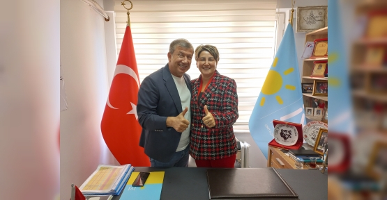 Tanju Çolak, İyi Parti İzmit İlçe Başkanı  Filiz’i Ziyaret Etti