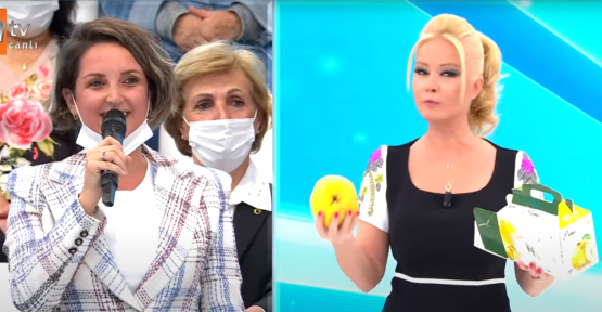 Başkan Kocaman’dan Müge Anlı’ya Eşme Ayvası