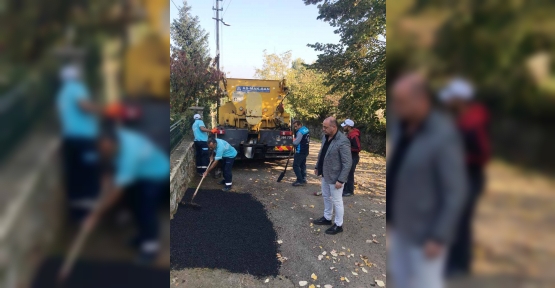 Derbent  Muhtarı Baş’tan;  Başkan Büyükakın ve Yol Timine Teşekkür