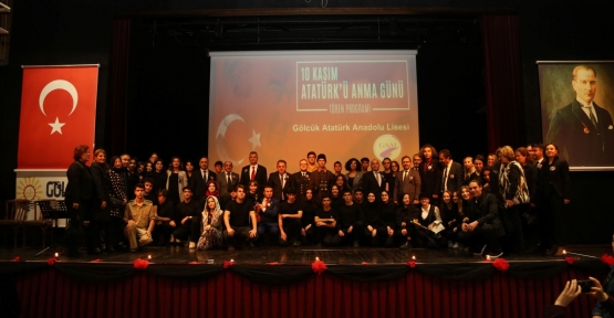 Gazi Mustafa Kemal Atatürk Gölcük’te Törenle Anıldı