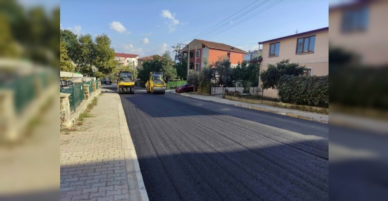 Gölcük Meriç Caddesinde Üstyapı Yenilendi