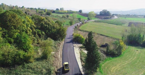 Karamürsel’de 4 Köyü Birbirine Bağlayan Yol Asfaltlandı