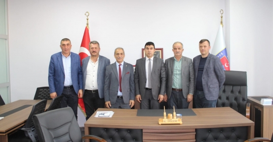 Şoförler Odası Yönetimi  Kaymakam Kalkar’ı Ağırladı