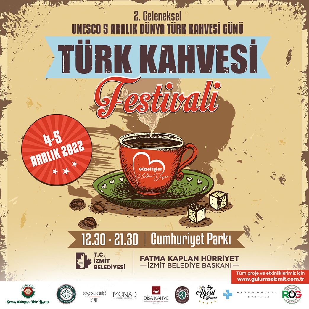 Kahveseverler 4-5 Aralık’ta  Türk Kahvesi Festivali’nde Buluşuyor