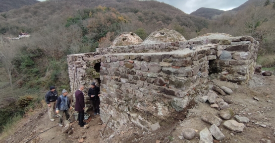 Yukarı Ulaşlı’da Ki Tarihî Osmanlı Hamamın Restorasyonu Sürüyor