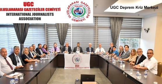 UGC-Uluslararası Gazeteciler Cemiyeti Depremzedelerin Yanında Olmaya Devam Ediyor