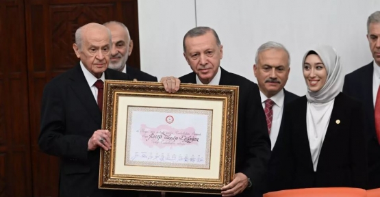 ANKARA'DA TARİHİ GÜN: CUMHURBAŞKANI ERDOĞAN, TBMM'DE YEMİN ETTİ