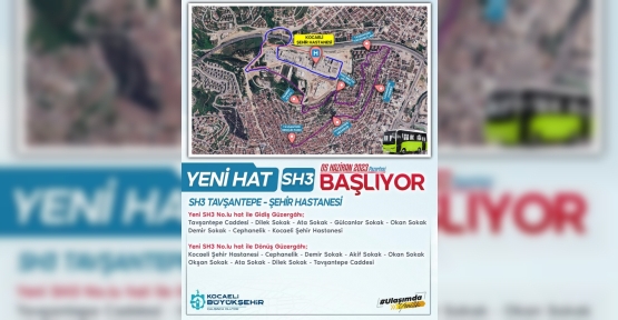 Şehir Hastanesine Yeni Hat