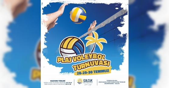 Plaj Voleybol Turnuvası Başlıyor