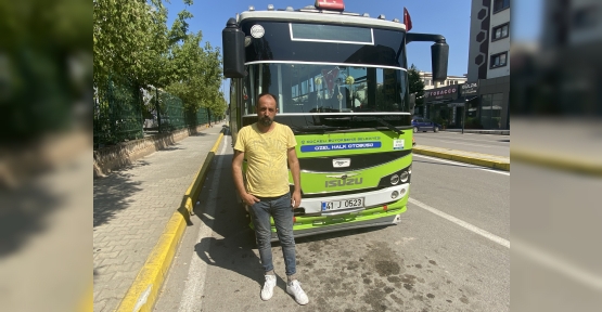 Rahatsızlanan Yolcuyu Güzergahını Değiştirip Hastaneye Yetiştirdi
