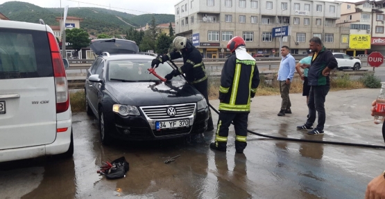 AKARYAKIT İSTASYONUNDA ERKEN MÜDAHALE FACİAYI ÖNLEDİ