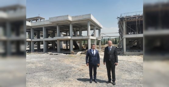 Başkan Şayir ve Kaymakam Kubilay Yatırımları İncelediler