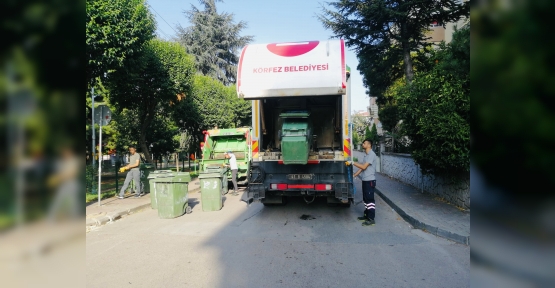 Çöp Konteynırları Düzenli Temizleniyor