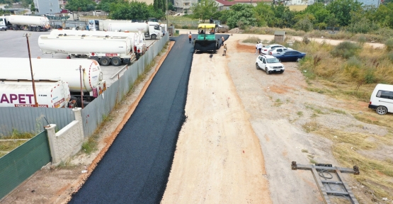 Dicle Sokak’a 700 Ton Asfalt Serildi
