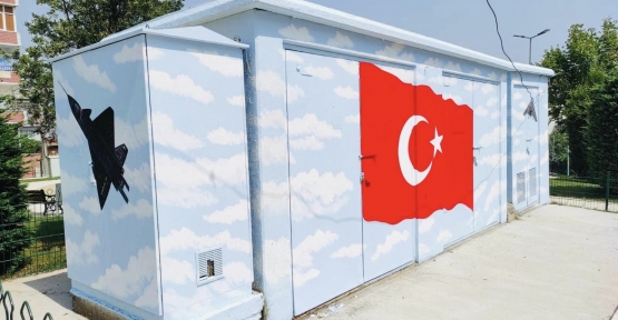 Körfez’de Trafolara ‘Yerli Ve Milli’ Figürler