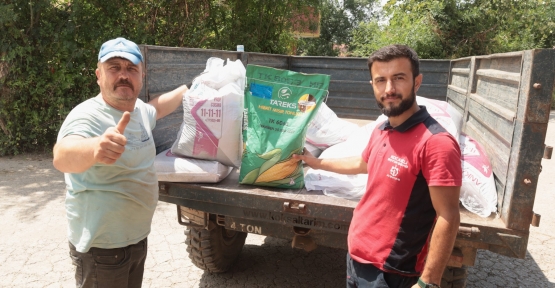 Selden Tarlaları Zarar Gören Çiftçilere Destek
