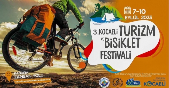 3. Kocaeli Turizm ve Bisiklet Festivali Başlıyor   