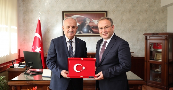 Başkan Aygün’den Kaymakam Demirelli’ye Hayırlı Olsun Ziyareti
