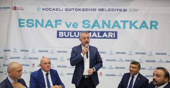 Başkan Büyükakın, Dilovası Esnafıyla Buluştu