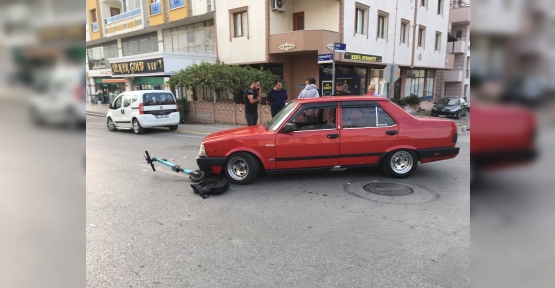 Binbin İle Okula Giden Lise Öğrencisine Otomobil Çarptı