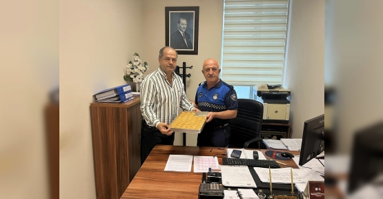 Gökkaya’dan Zabıtaya Tatlı Ziyaret