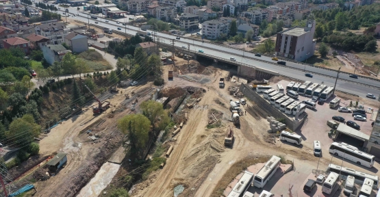 Kaşkaldere Kavşağı’nda Yoğun Çalışma