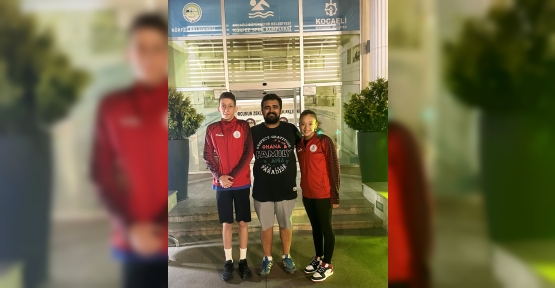 Körfezli Meyra ve Emre Yüzme Milli Takımı Kampı’nda