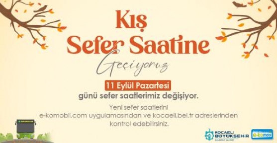 Ulaşıma Kış Tarifesi Düzenlemesi