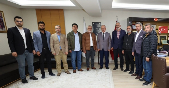 Başkan Aygün’ün Konuğu İlim Yayma Yönetimi