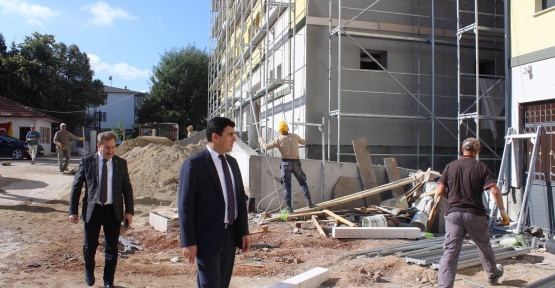 Kaymakam Kalkar Eğitim  Yatırımlarını İnceledi