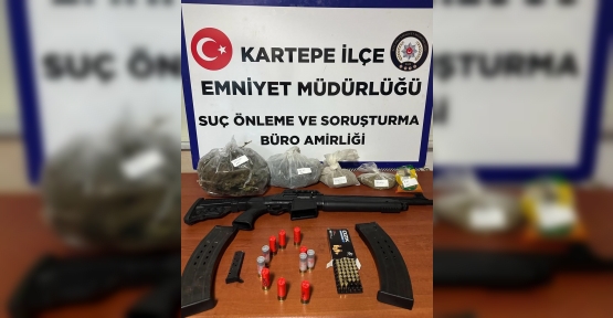 ŞÜPHELİNİN EVİNE YAPILAN BASKINDA UYUŞTURUCU ELE GEÇİRİLDİ